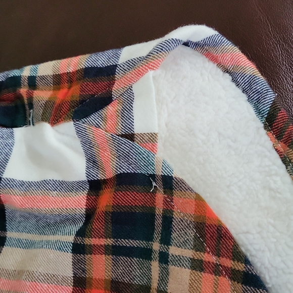 J. Crew Sherpa Lined Oversized Plaid Flannel Shacket - Picture 16 of 16